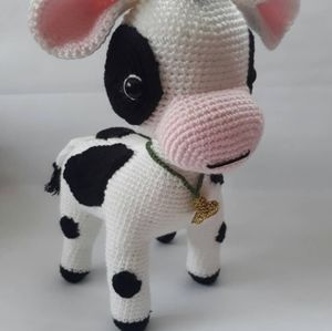 Amigurumi baby calf, handmade, great toys